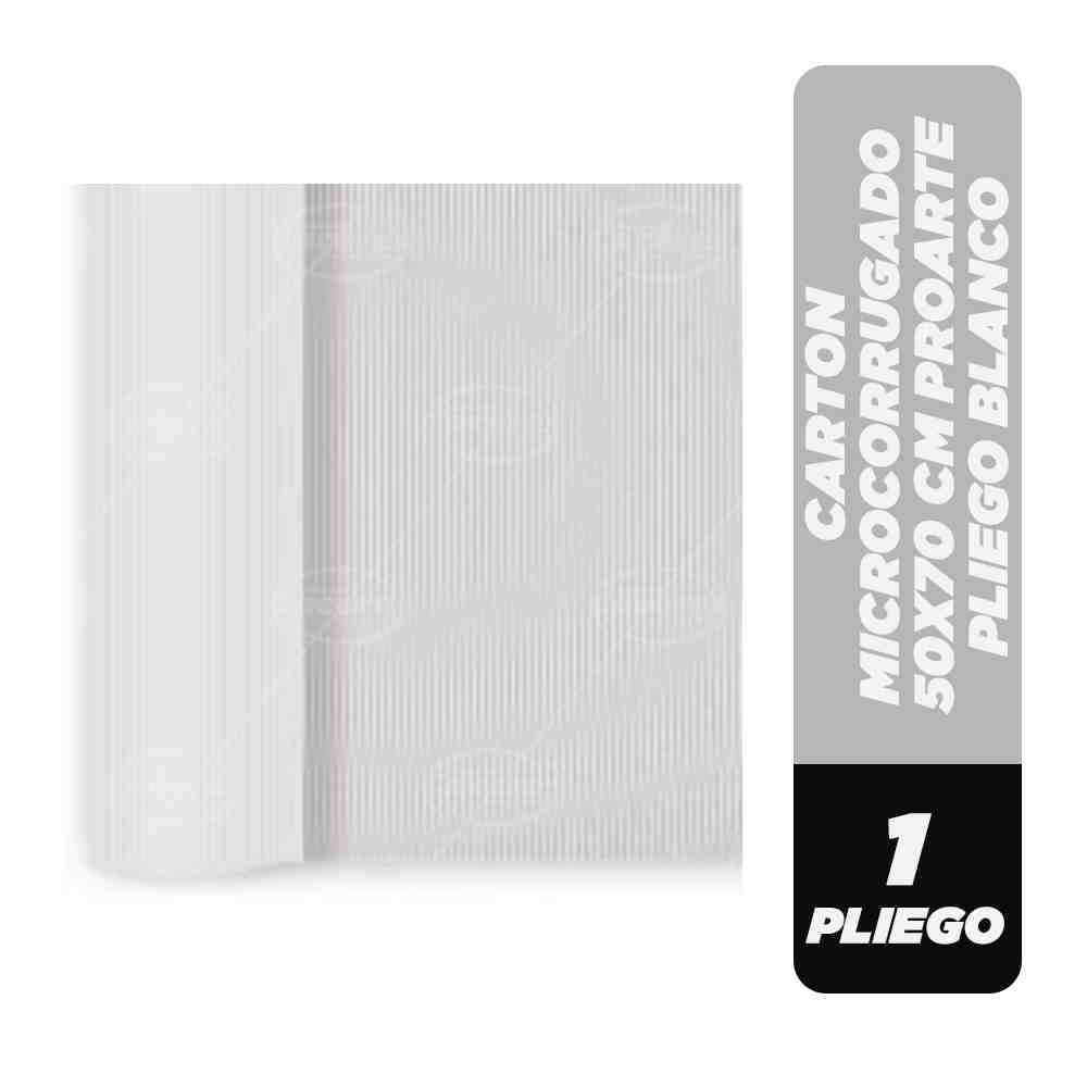 Tela Fieltro, Paño Lency, Pliego de 50 x 70 cm - Blanco - Librería